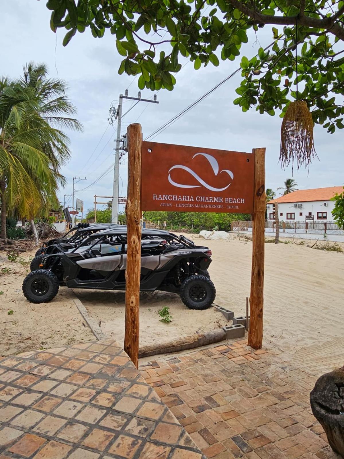Rancharia Charme Beach Atins Exteriör bild